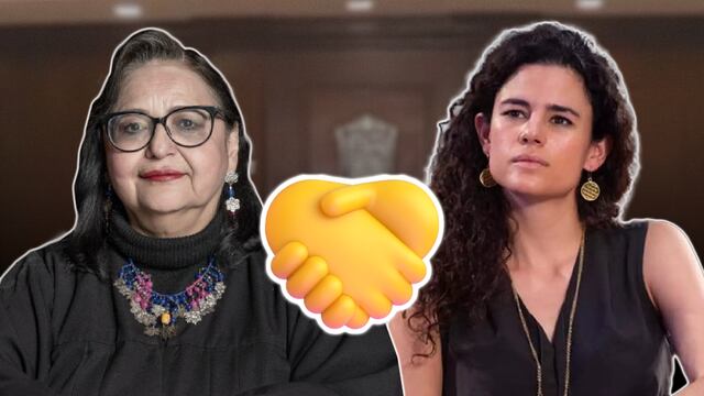 Norma Piña, ministra de la SCJN, y Luisa Alcalde , secretaria de Gobernación