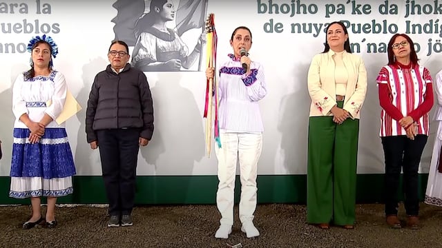Claudia Sheinbaum celebra elección de Hugo Aguilar en la SCJN con pueblos indígenas y afromexicanos
