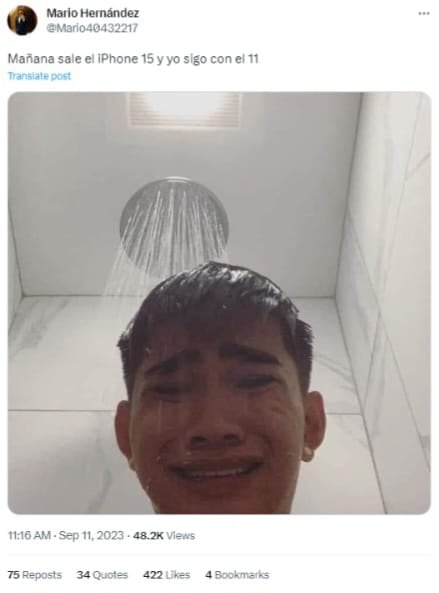 Memes por el lanzamiento del iPhone 15