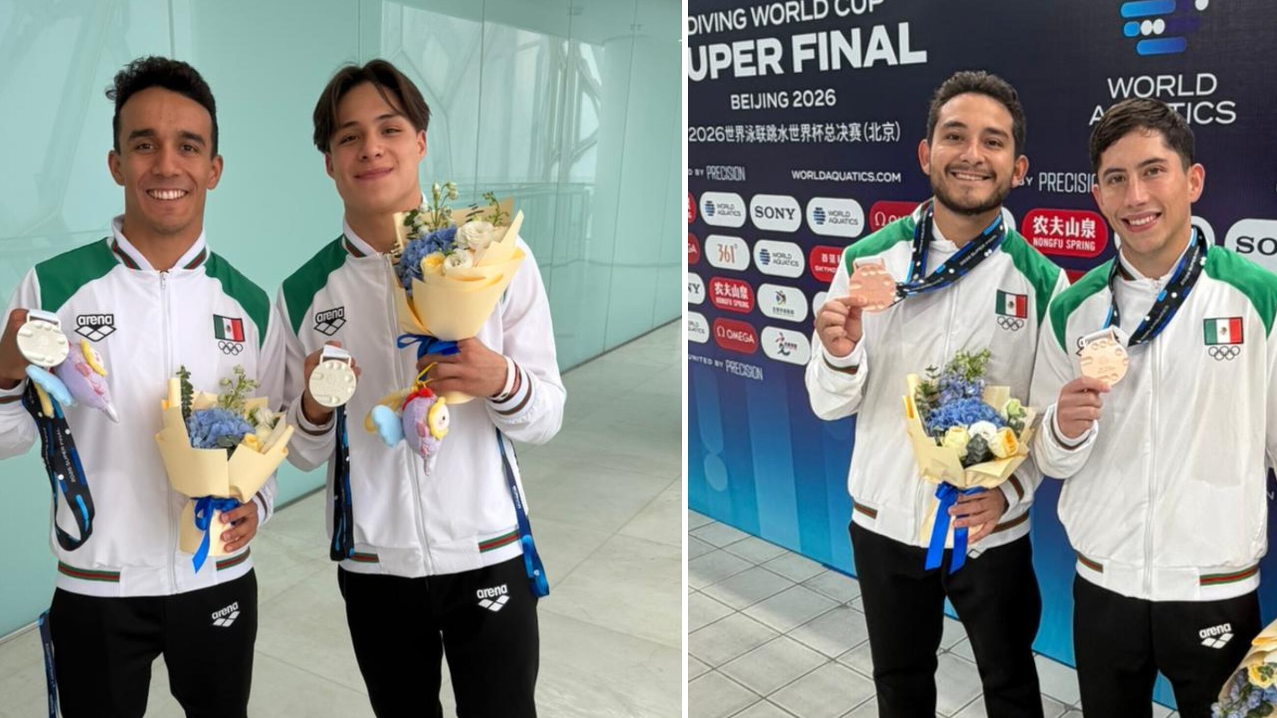 México conquista 3 medallas en la Final de la Copa del Mundo de Clavados