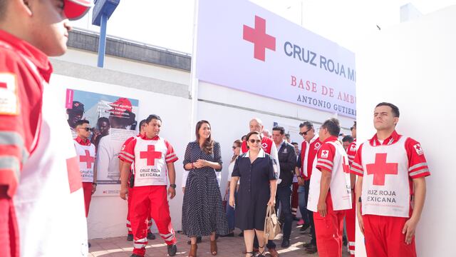 Tere Jiménez inaugura la Base Norte de la Cruz Roja Mexicana