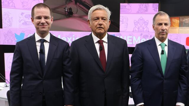 Ricardo Anaya, Andrés Manuel López Obrador y José Antonio Meade. Invitación.
