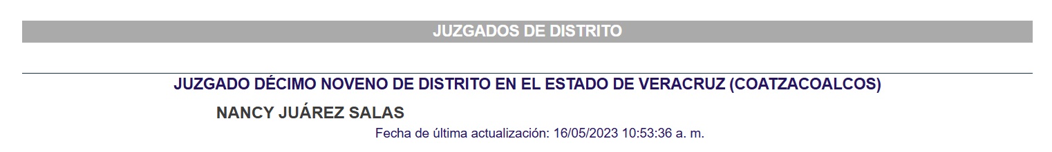 Jueza Nancy Juárez en el directorio del CJF