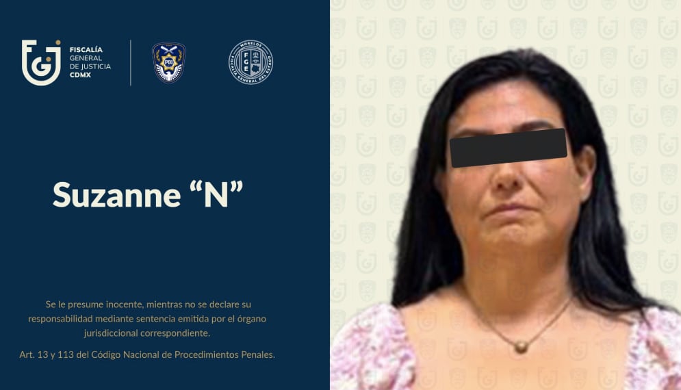 Detienen a Suzanne Faugier