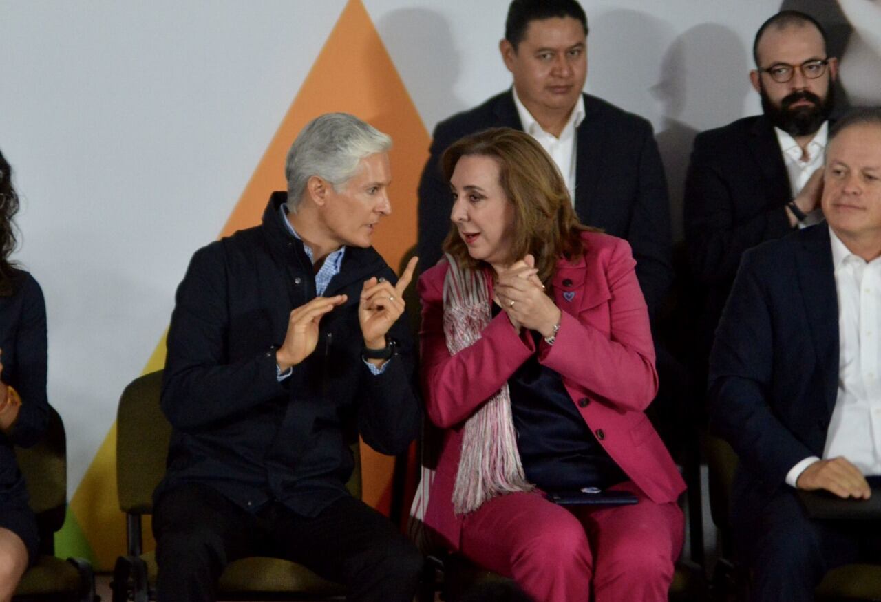 Rosi Orozco y Alfredo del Mazo