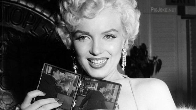 Marilyn Monroe y Héctor Palacio (Fotografías y diseño de Alicia B.
Zayas).