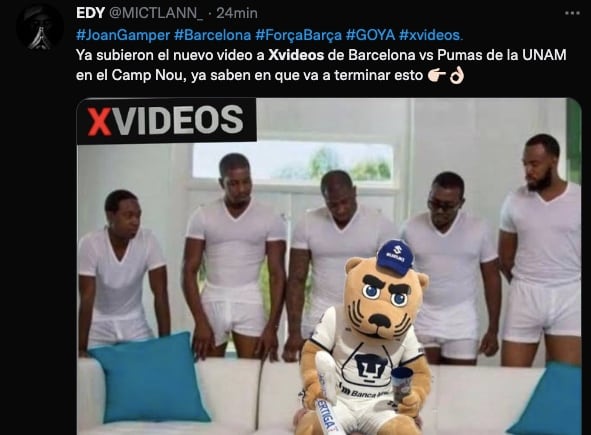 Memes Club Pumas vs FC Barcelona