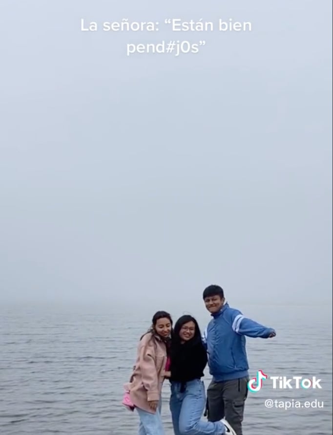 Amigos que le piden a una desconocida que les tome foto