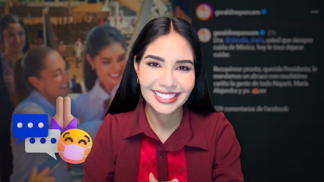 “Toca cuidarse”: el mensaje de Geraldine Ponce a Claudia Sheinbaum por su recuperación