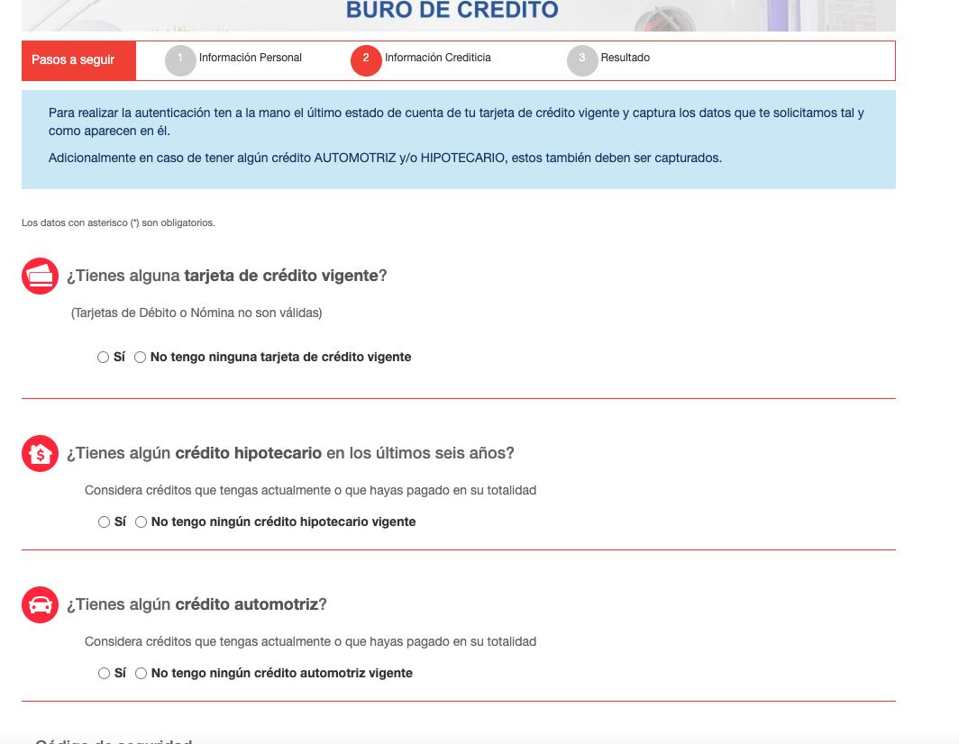Formulario Hackeo Buró de Crédito
