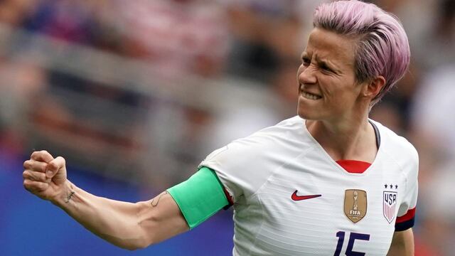 Rapinoe disputa con la Selección de EU el Mundial Femenil