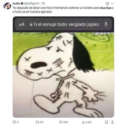 Memes por la venta a fans de Dua Lipa