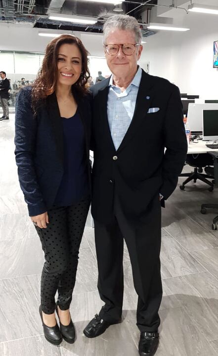 Sergio Sarmiento y Lupita Juárez.