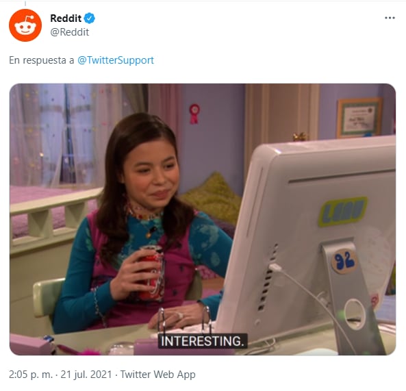 Reddit se burla de Twitter