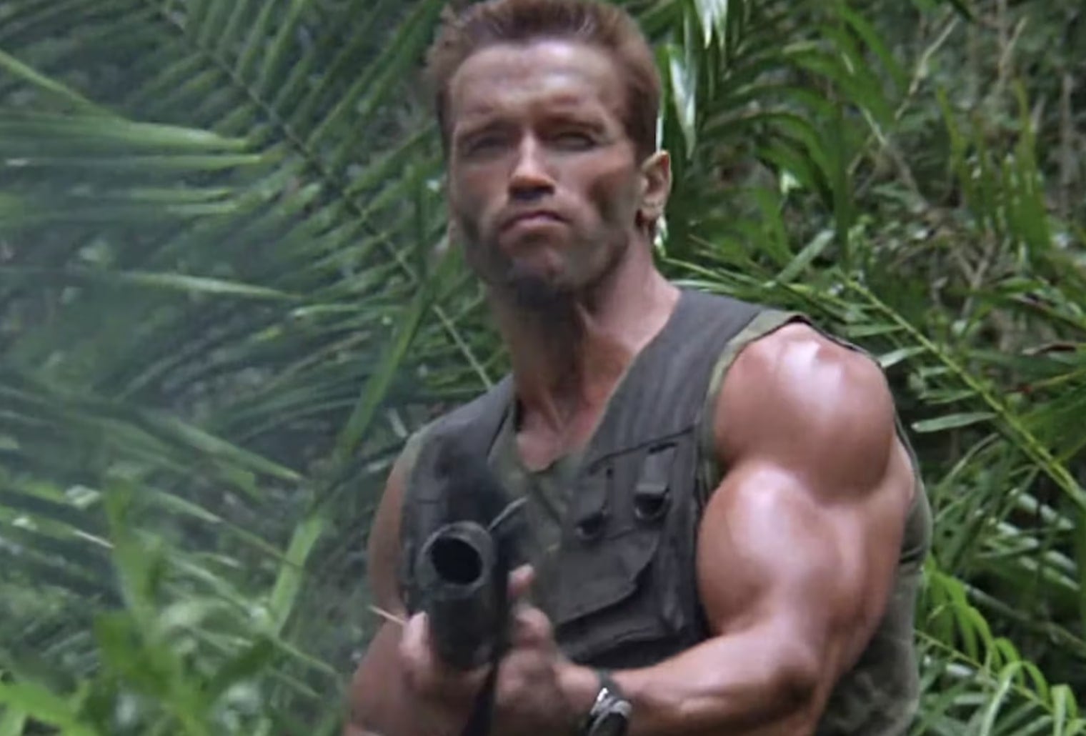 Arnold Schwarzenegger en Depredador
