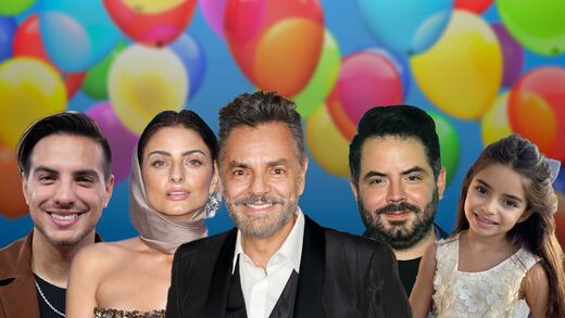 Eugenio Derbez le celebra el Día del Niño a todos sus hijos de diferente mamá