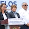 Azucena Cisneros y Delfina Gómez entregan 380 patrullas y 75 motopatrullas para reforzar seguridad en Ecatepec