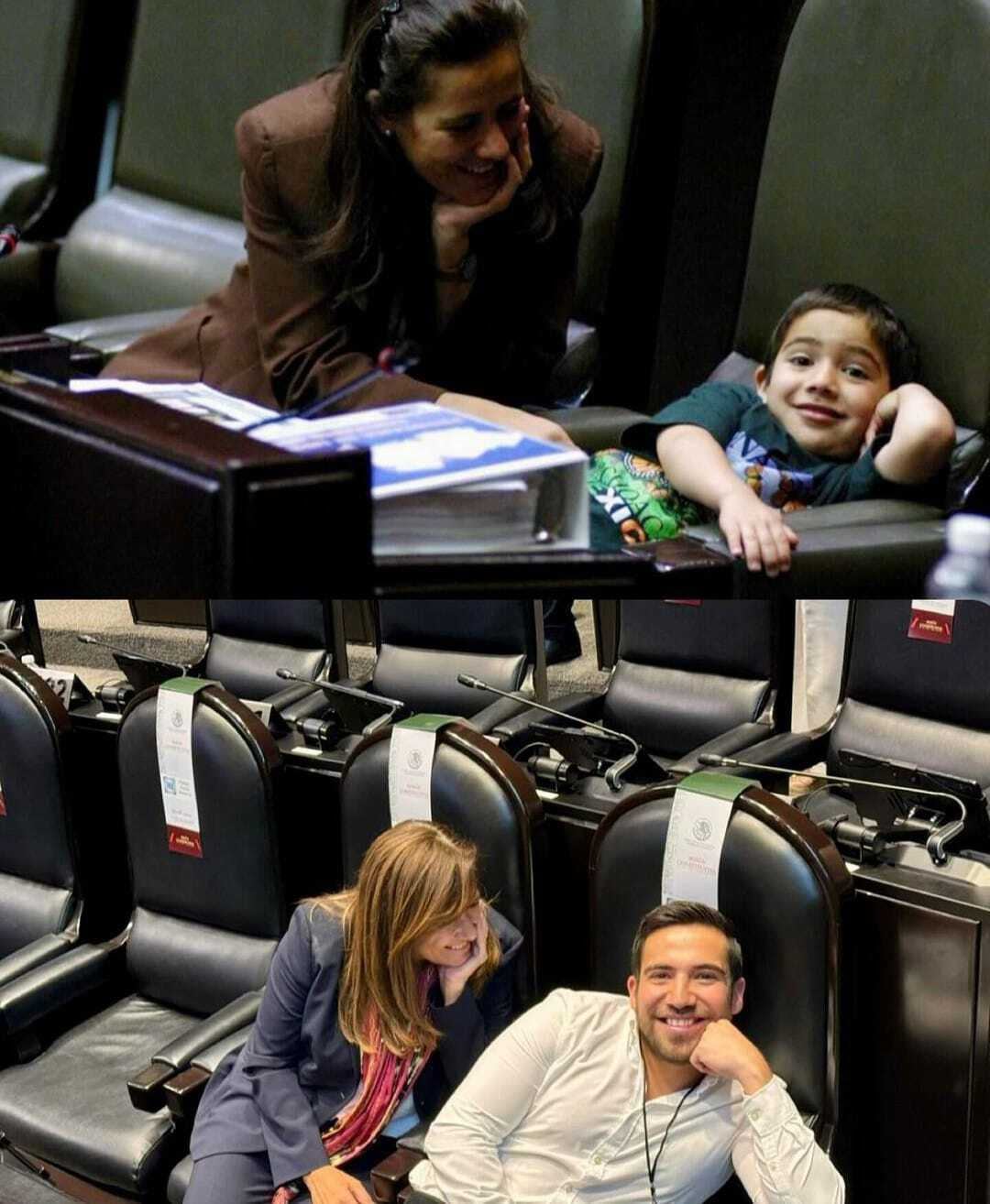 Margarita Zavala y Luis Felipe Calderón reviven foto en Cámara de Diputados