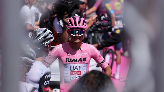 Mexicano Isaac del Toro en el Giro de Italia