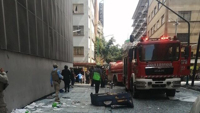 Explosión en las calles Independencia y Luis Moya del Centro Histórico del sábado 2 de julio