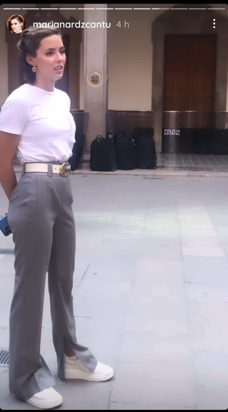 Mariana Rodríguez dice que Nuevo León se preocupa por las mujeres y no por los monumentos