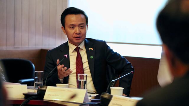 El embajador de China, Zhang Run, negó incautaciones de fentanilo provenientes de su país.