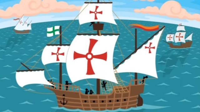 La Niña, la Pinta y la Santa María: Canción infantil para entender la historia del 12 de octubre