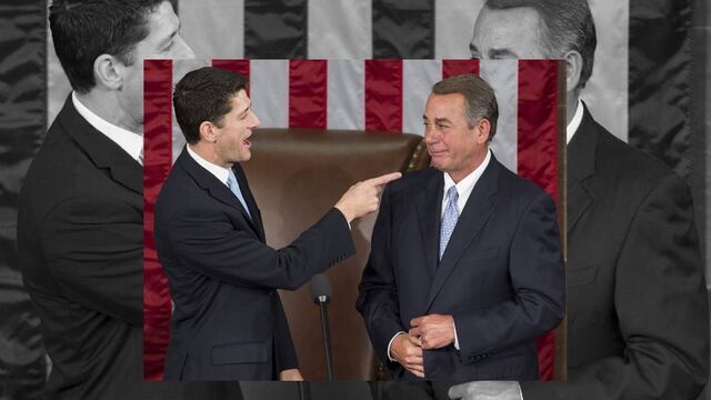 Aunque en esta ocasión no fue demasiado emotivo, el republicano fue ovacionado de pie al salir del recinto.