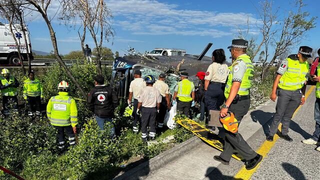 Accidente en la México-Querétaro deja 7 muertos hoy
