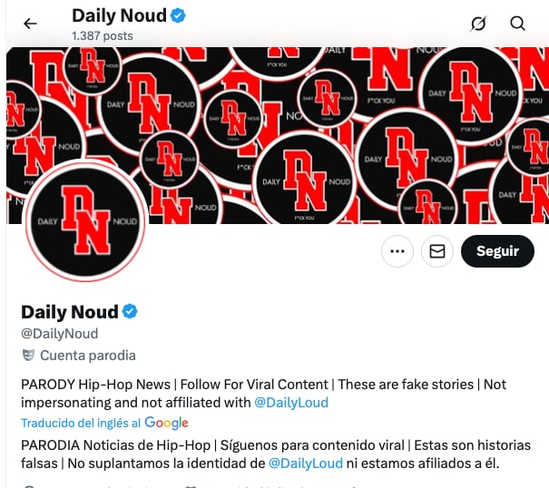 Cuenta que difundió el rumor de Elon Musk comprando OnlyFans