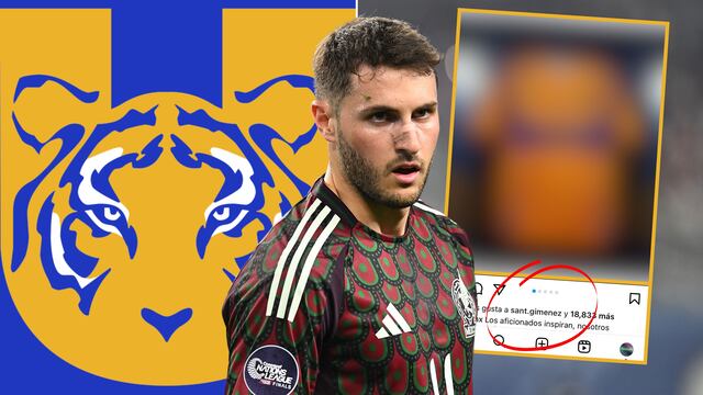 Guiño de Santi Giménez a los Tigres