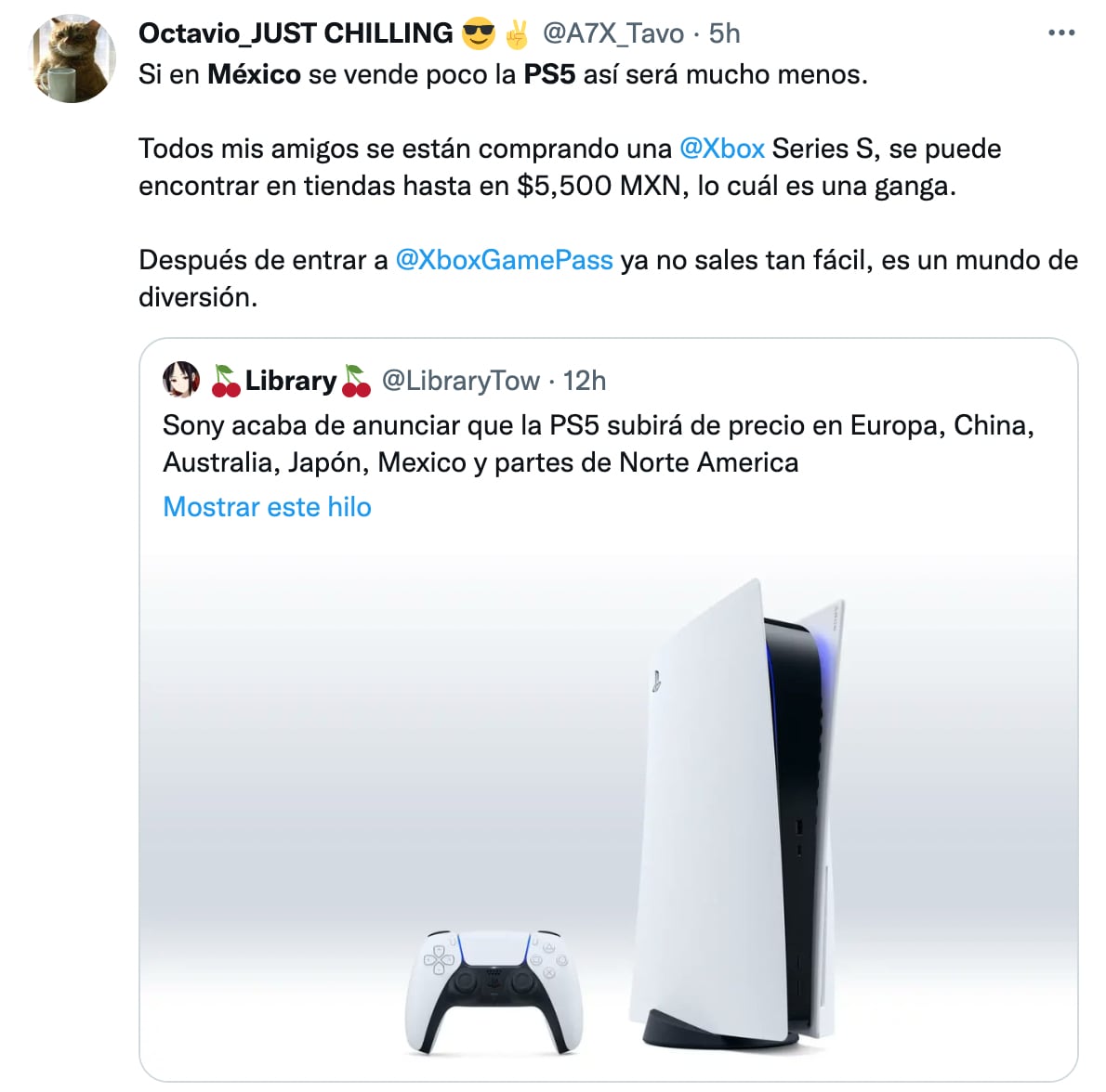Precio PS5 en México