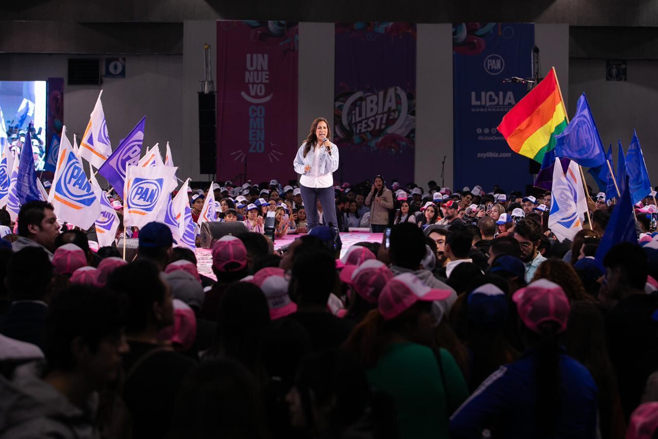 Libia Dennise García Muñoz Ledo en el Libia Fest