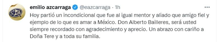 Post de Emilio Azcárraga Jean