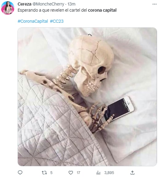 Memes por el cartel del Corona Capital 2023