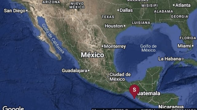 A las 08:48:41 del 17 de julio de 2026 se registró un sismo magnitud 7.4 en Chiapas