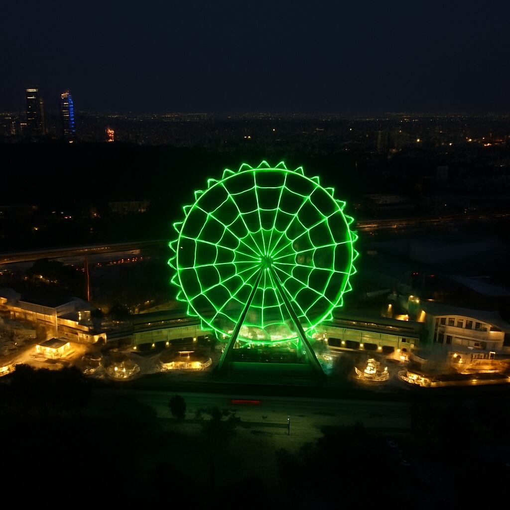 Aztlán Parque Urbano se ilumina de verde para celebrar el Mundial de Futbol 2026