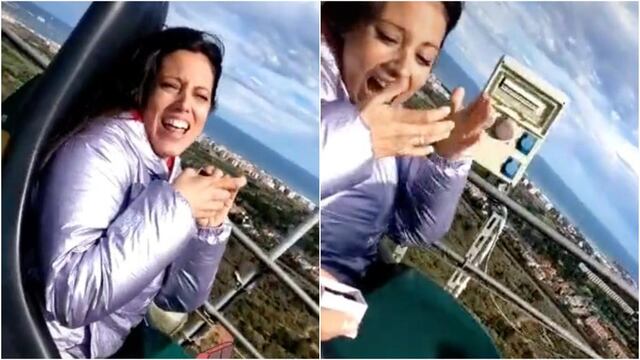 Propuesta de matrimonio en montaña rusa