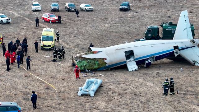 Accidente del avión de Azerbaijan Airlines que se estrelló en Kazajistán
