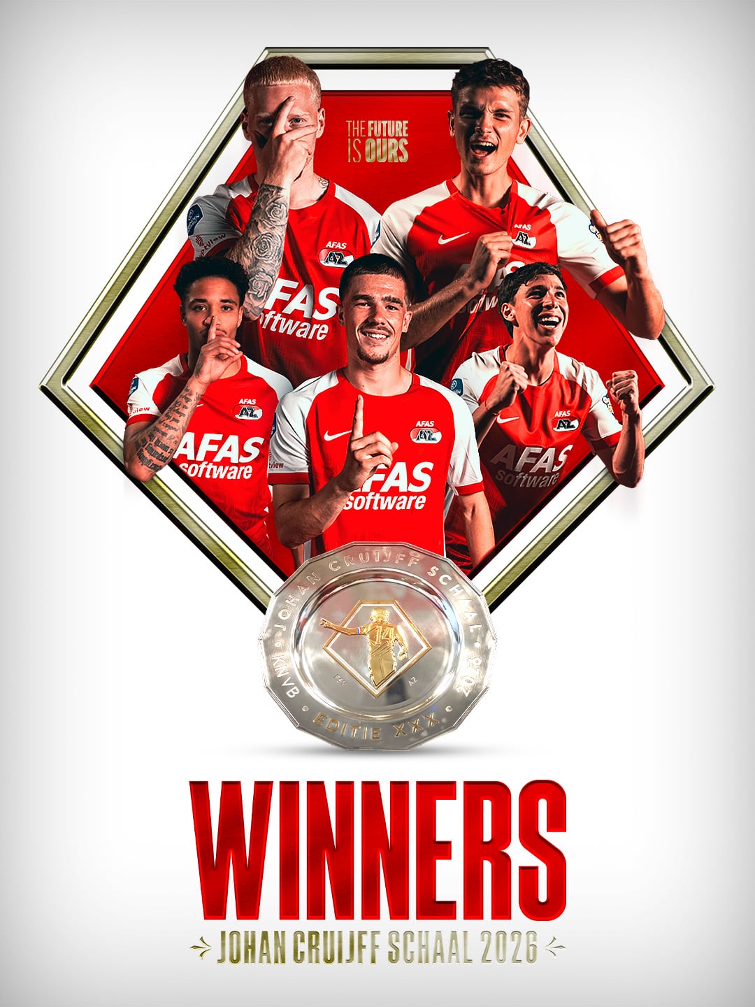 AZ Alkmaar conquistó la Supercopa de Países Bajos.