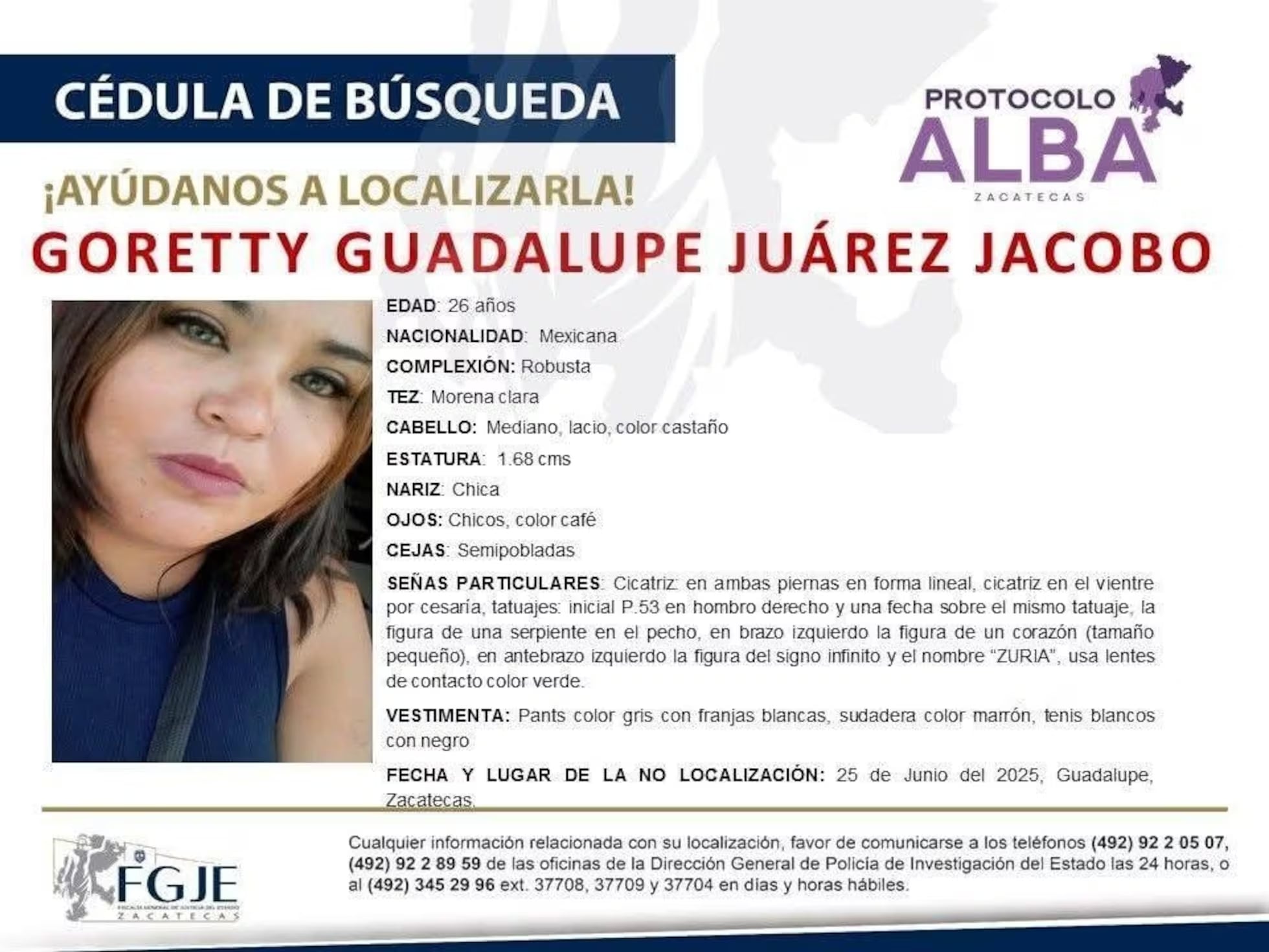 Aida Karina Juárez Jacobo fue asesinada en San Luis Potosí