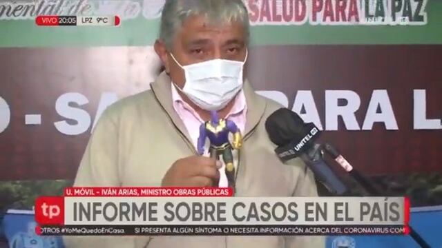 Iván Arias, Ministro de Obras Públicas de Bolivia