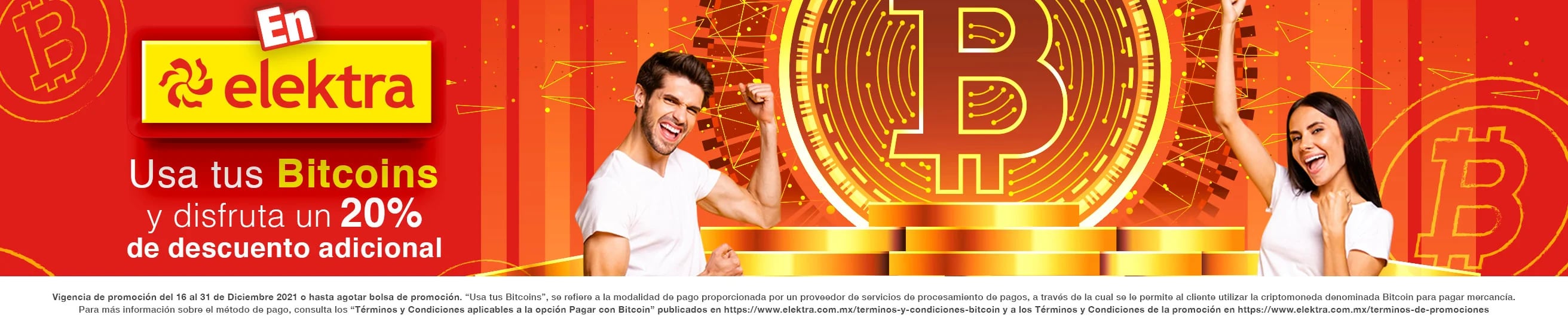 Promoción de BitCoin/Elektra