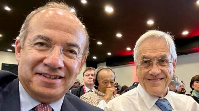Felipe Calderón y Sebastián Piñera