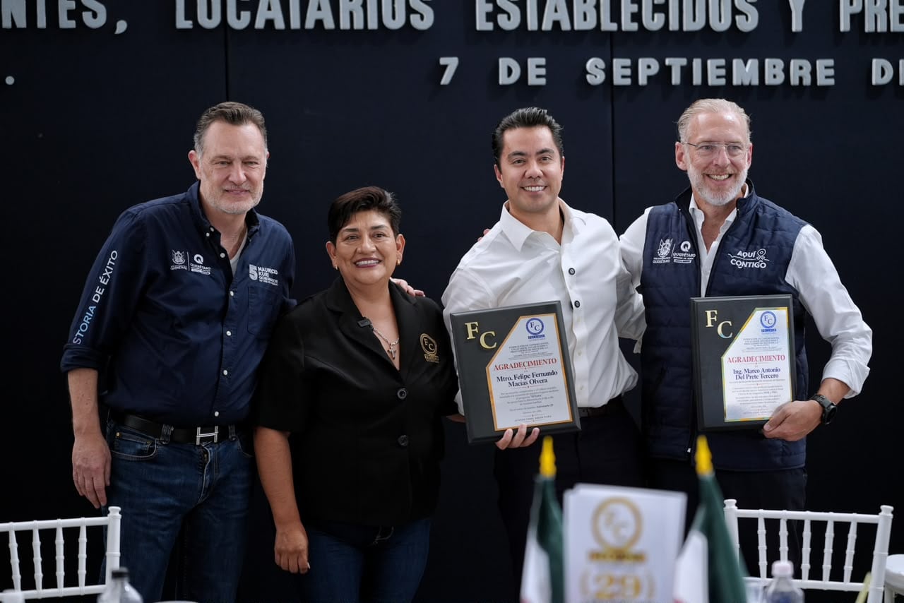 Felifer Macías respalda a comerciantes de tianguis y mercados de Querétaro.