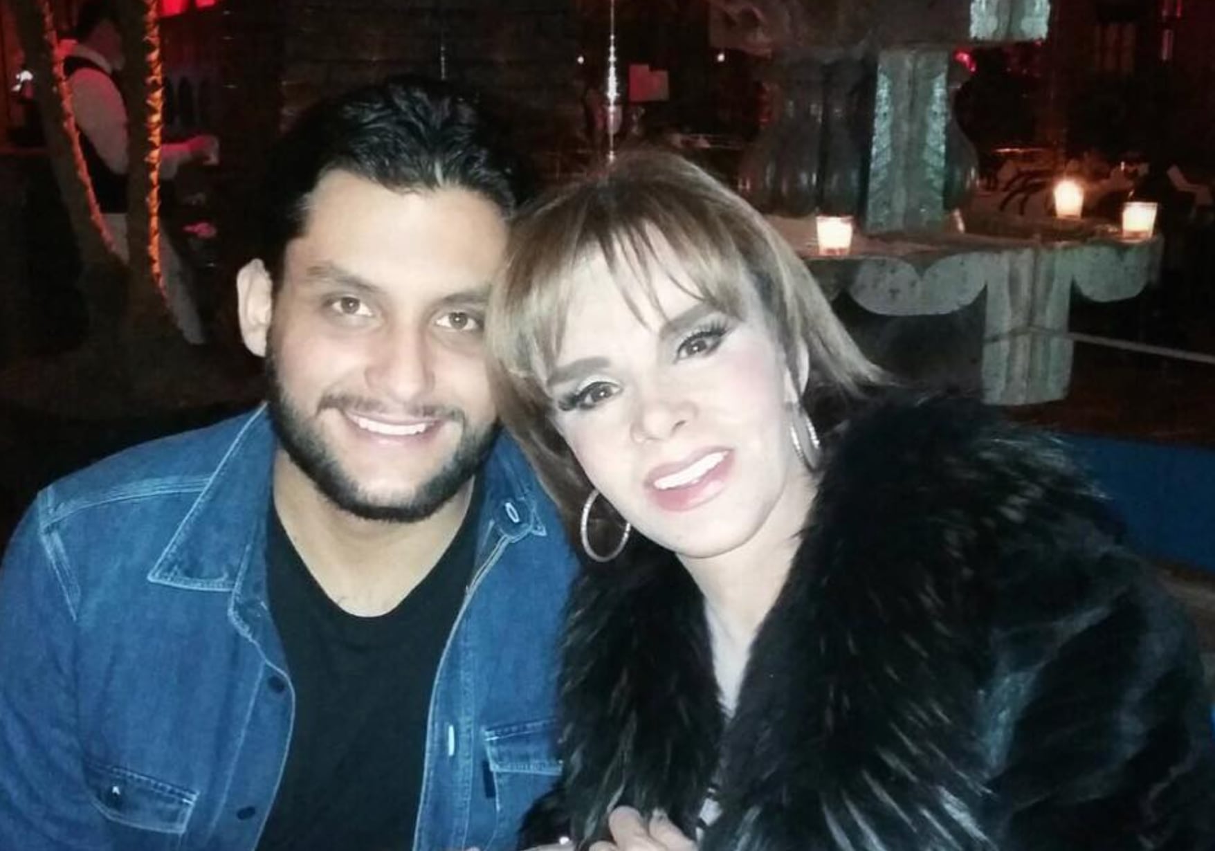 Lucía Méndez y su hijo Pedro Antonio Torres