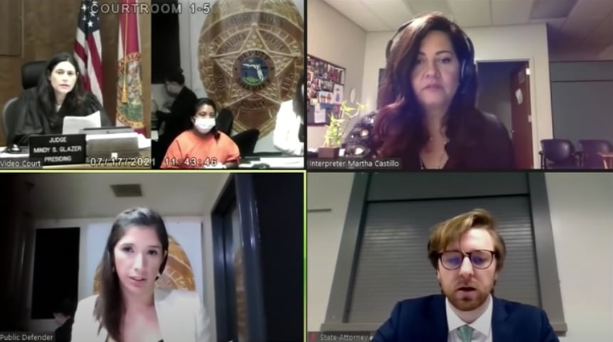 Audiencia de Juana Pérez-Domingo