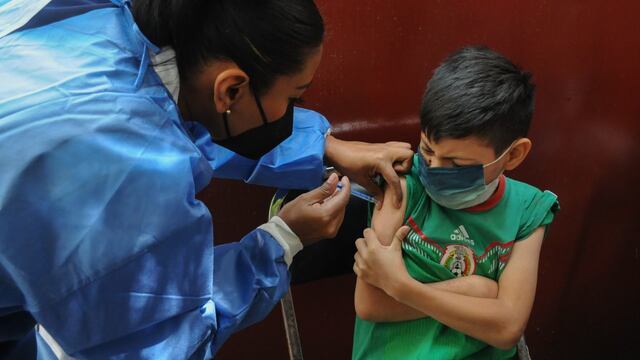 Vacunación para niños de 5 a 11 años en el Estado de México