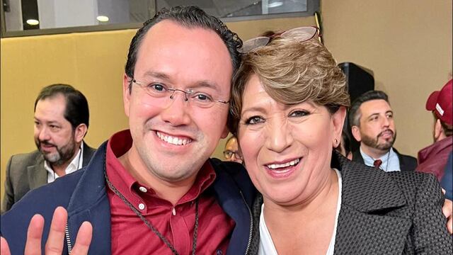 Delfina Gómez y Anthony Domínguez