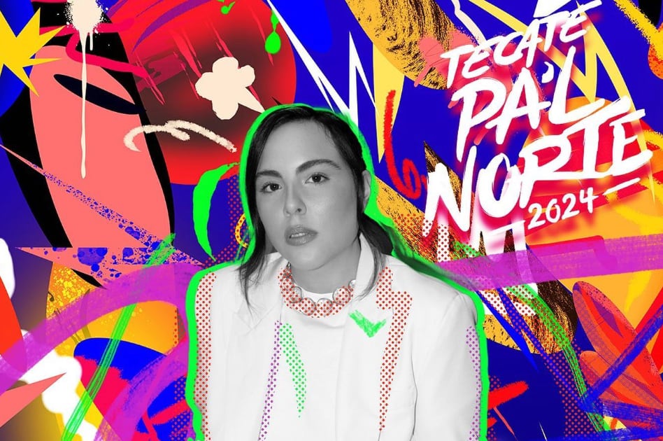 Andrea Ele se presentó en el Tecate Pal' Norte